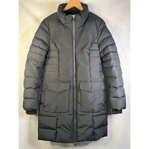 Pajar Long Puffer Coat Black Down Parka Sz L No Hood